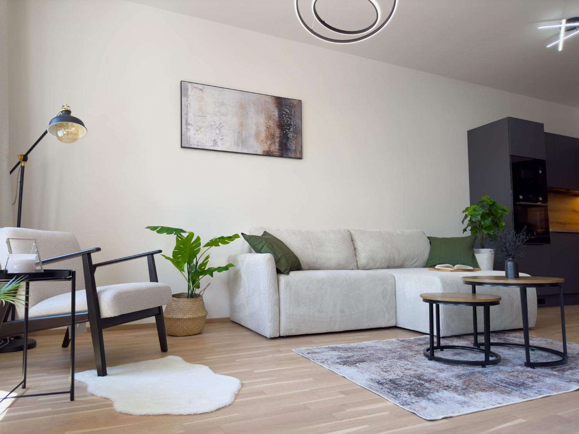 Apartment Riverside - Free Parking Prague